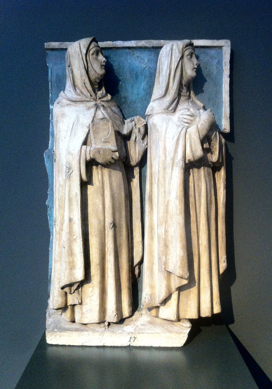 Twee vrouwelijke heiligen