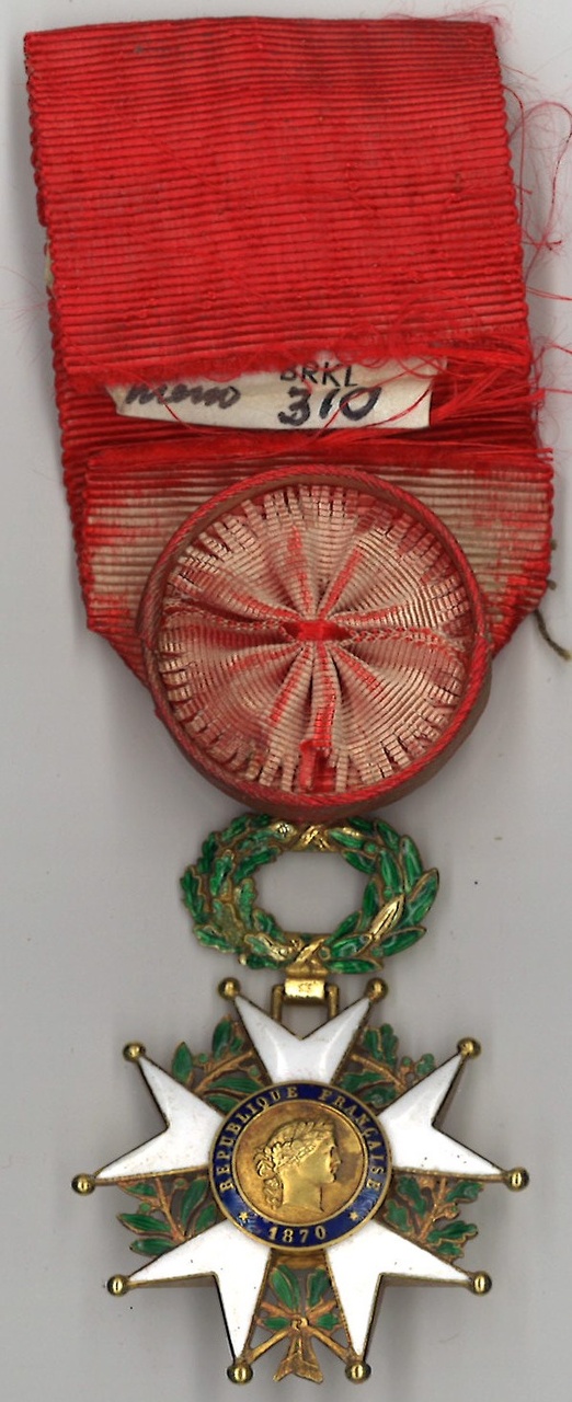 Medaille Off. Legion d'Honneur