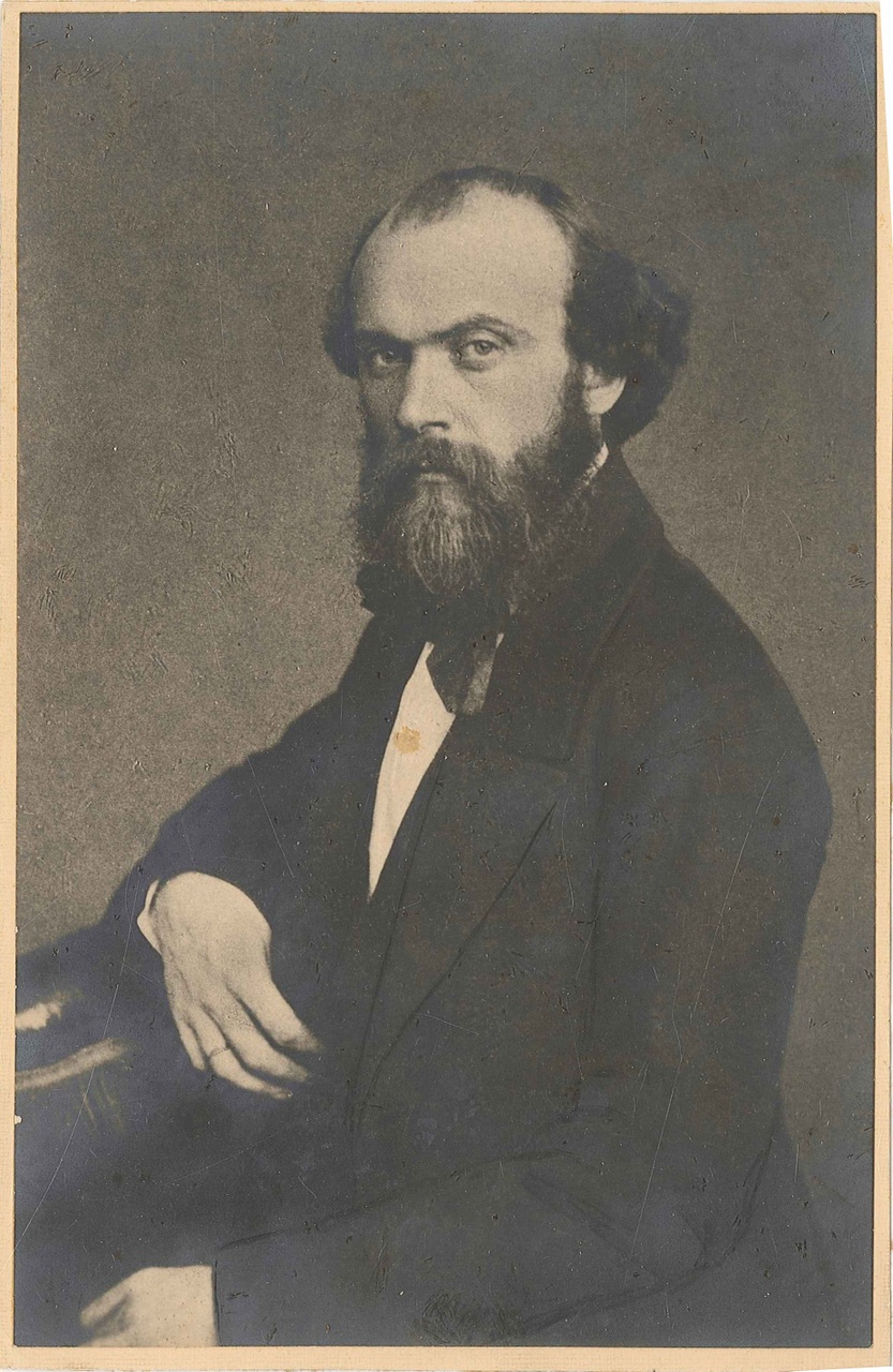 Reproductie van getekend of gefotografeerd portret van Dr. P.J.H. Cuypers