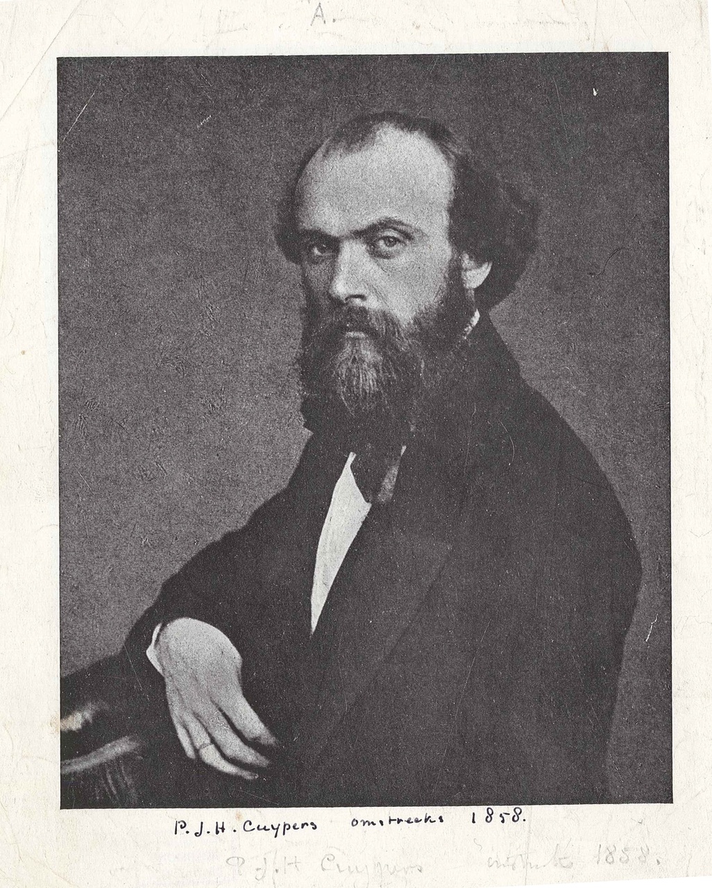 Reproducties van getekend of gefotografeerd portret van Dr. P.J.H. Cuypers