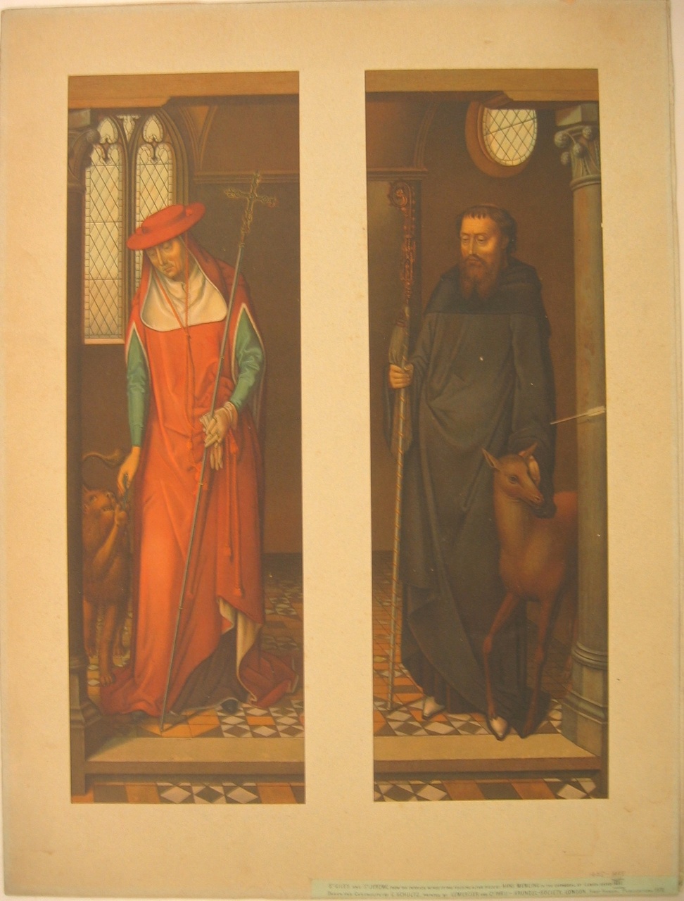 Map met 24 reprodukties van oude schilderijen