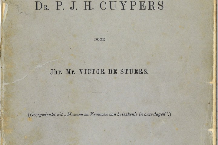Dr. P.J.H. Cuypers, door Jhr. Mr. Victor de Stuers