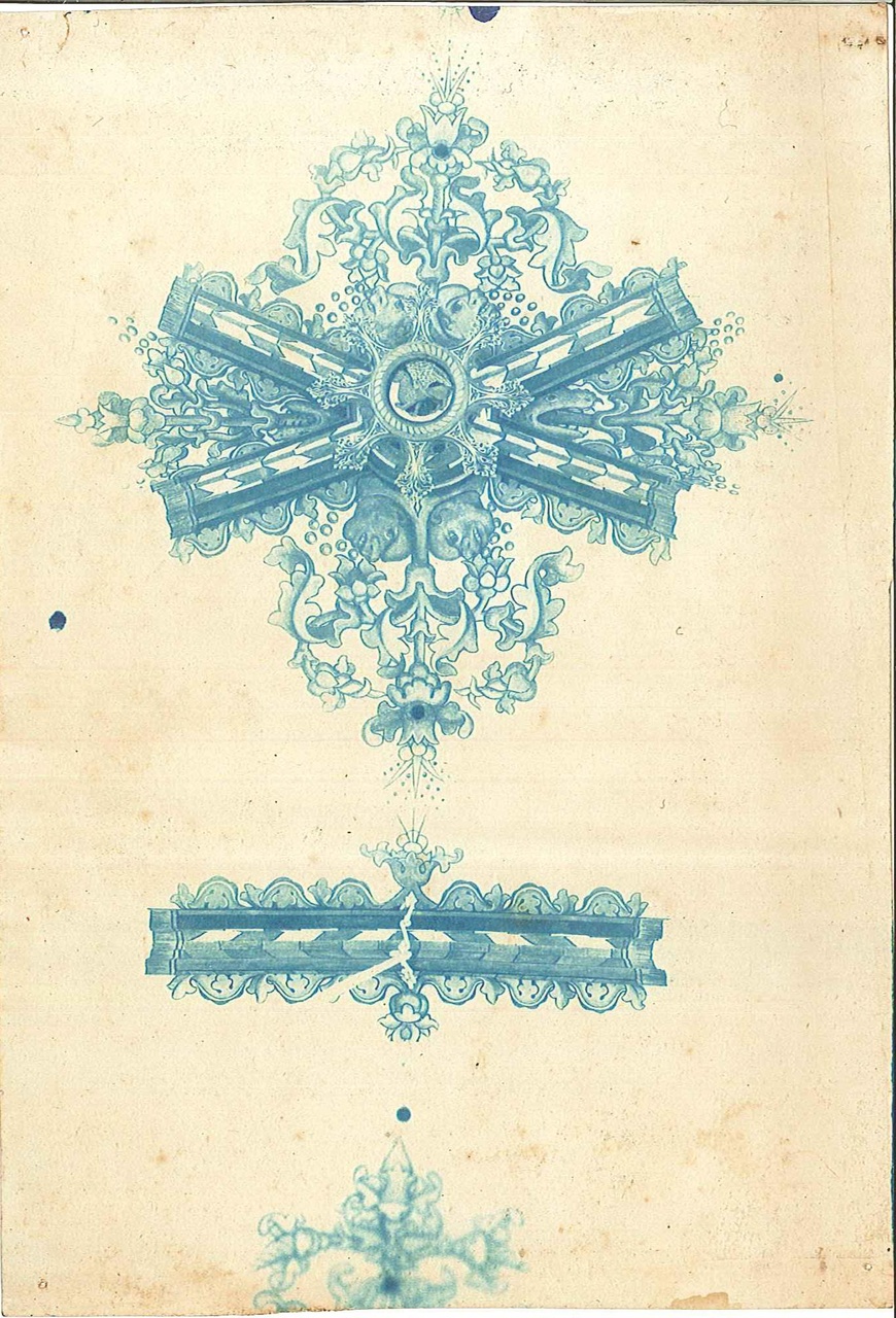 Ontwerp voor een (muur)versiering in een kerk te Dordrecht