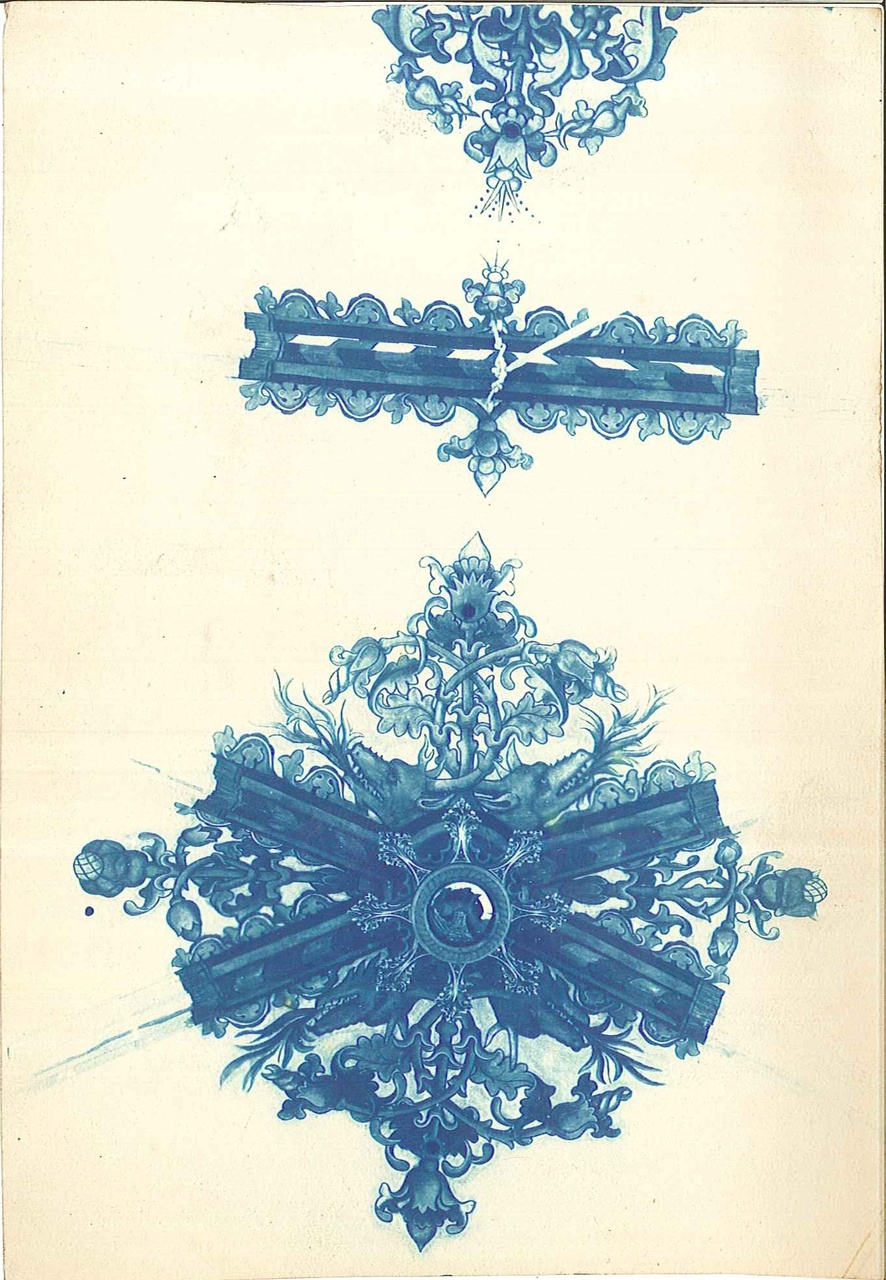 Ontwerp voor een (muur)versiering in een kerk te Dordrecht