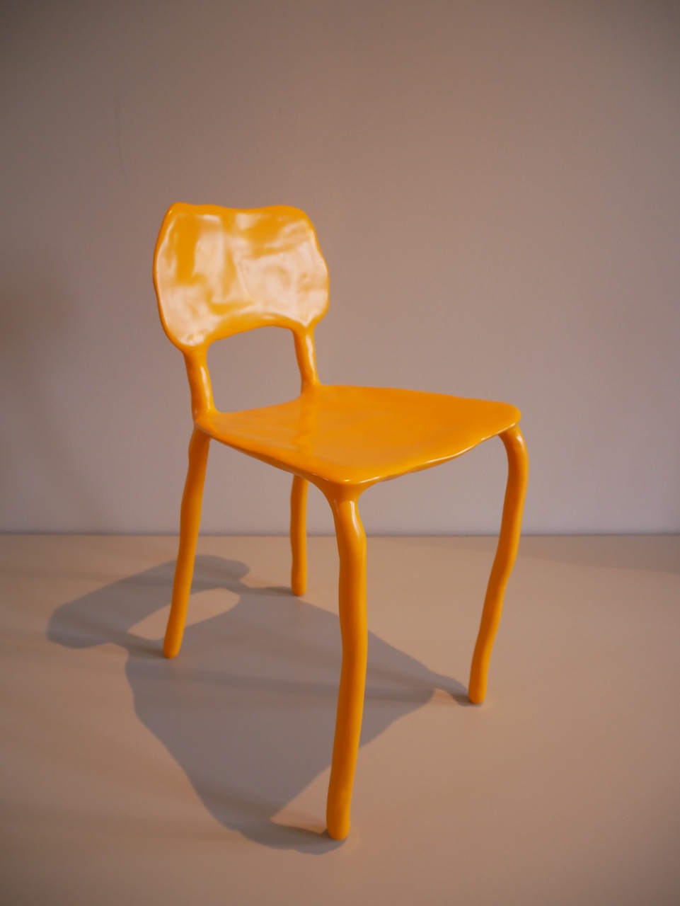 Clay dining chair, yellow