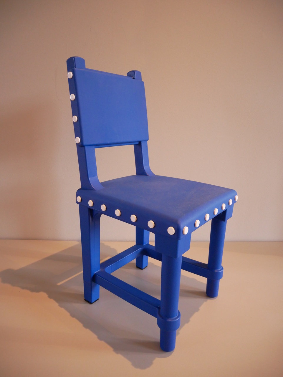 Gothic chair, blue