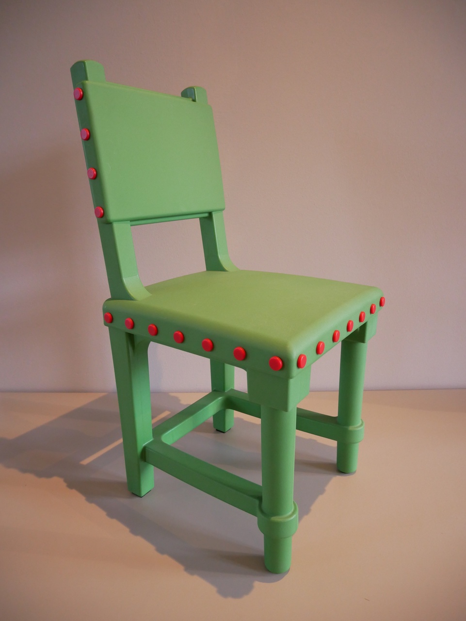 Gothic chair, green
