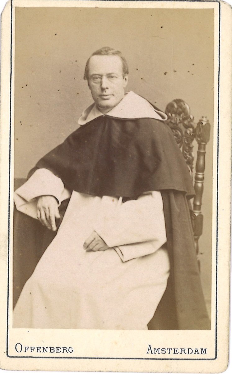 Verzameling van 51 Portretfoto's (carte-de-visite) van geestelijken: Pater de Groot o.p..
