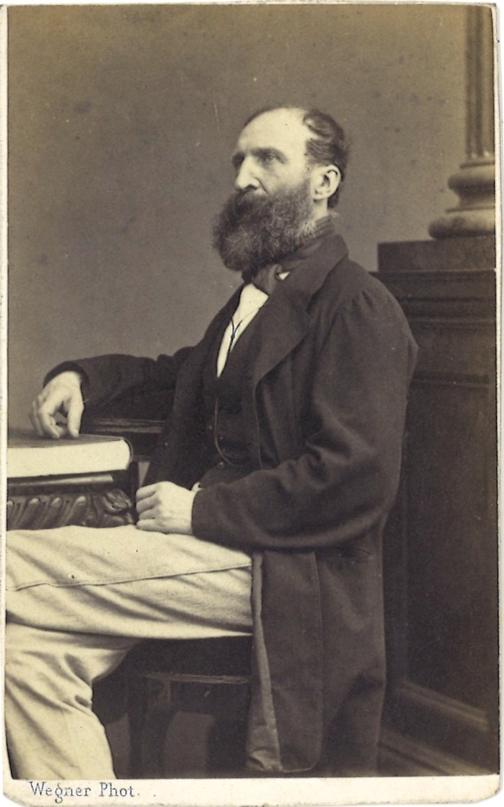 Verzameling van 11 Portretfoto's (carte-de-visite) van kunstenaars: Reinier Craeyvanger, schilder.
