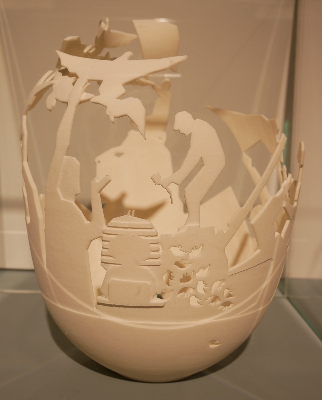 Revolution Vase. 3-D-print van een vaas.