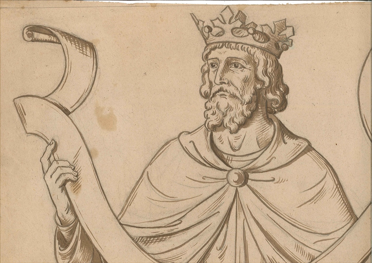 Ontwerp voor ornamentering met een profeet