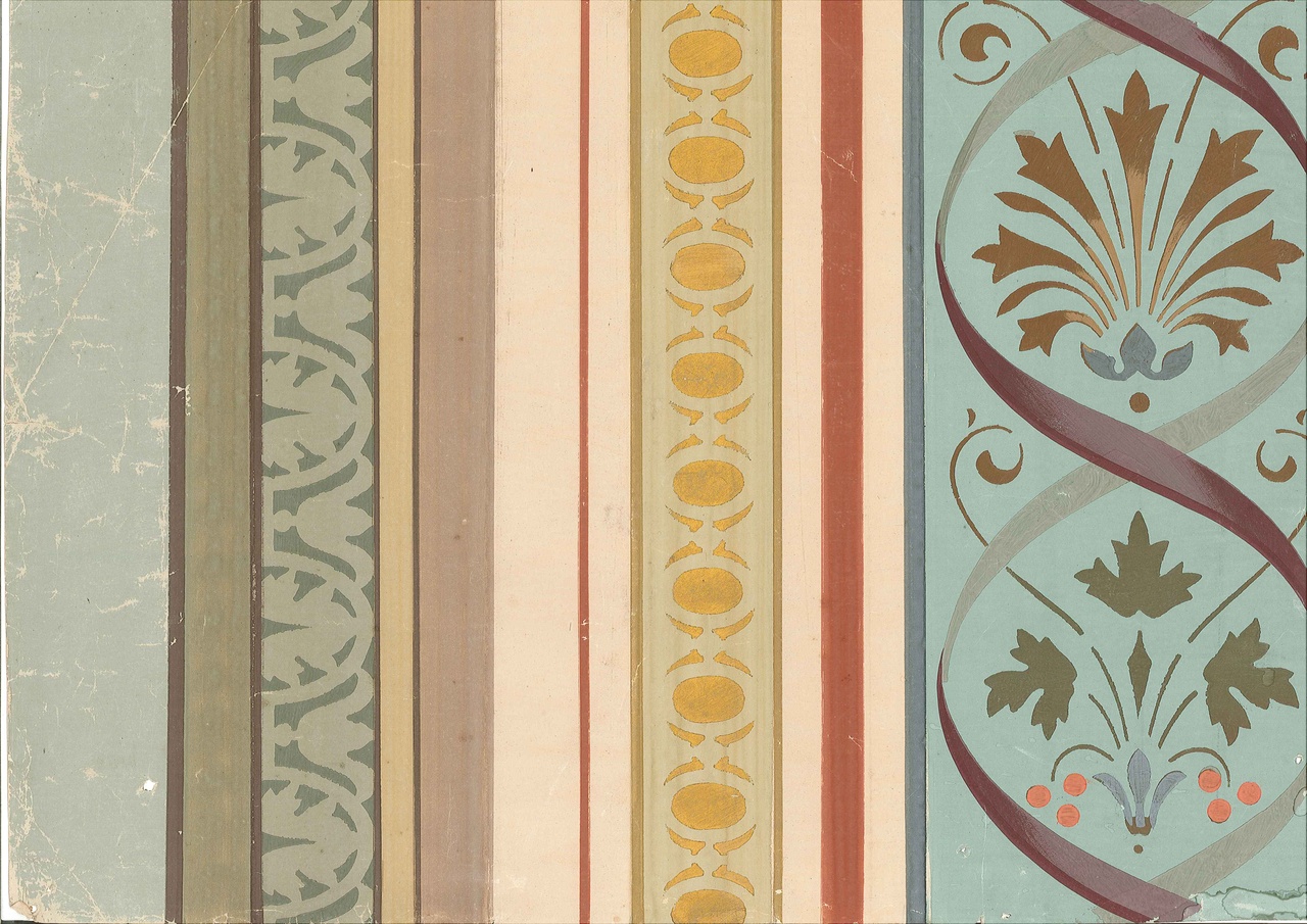 Ontwerp voor een behangachtige ornamentering