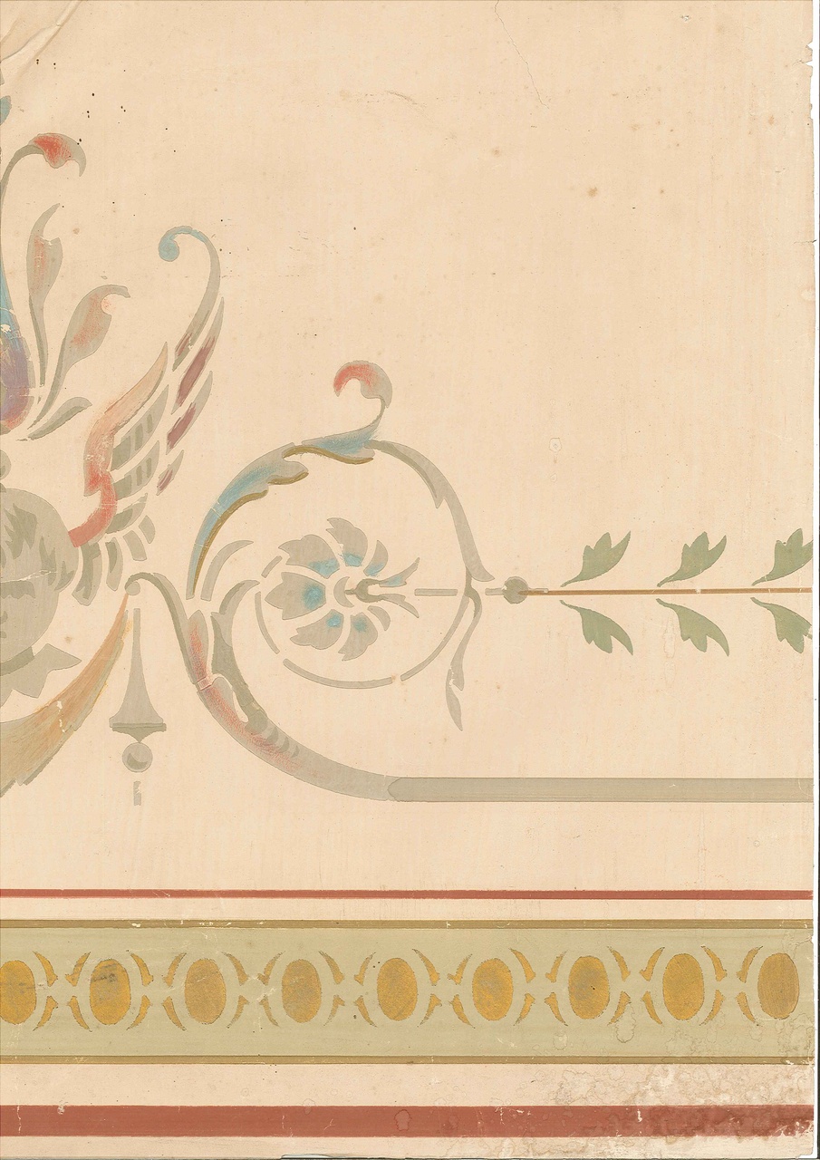 Ontwerp voor een behangachtige ornamentering