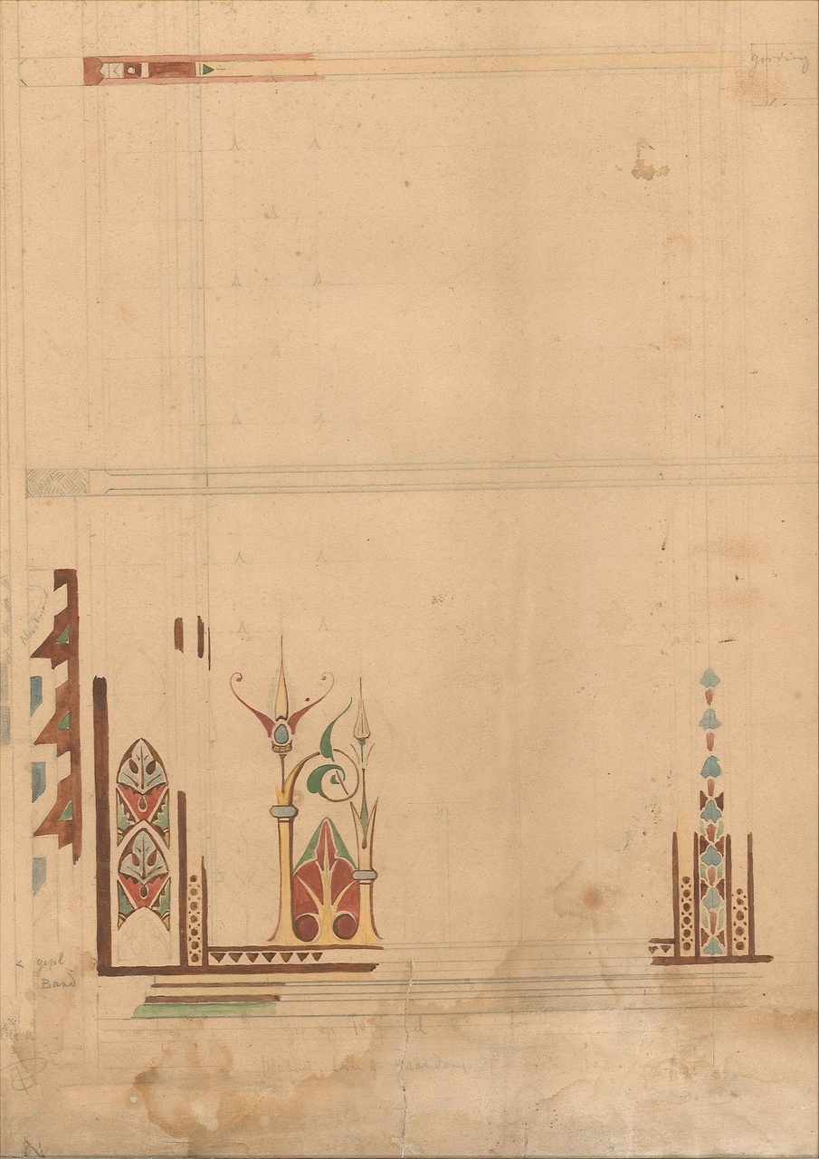 Ontwerp voor ornamenteringen met diverse motieven