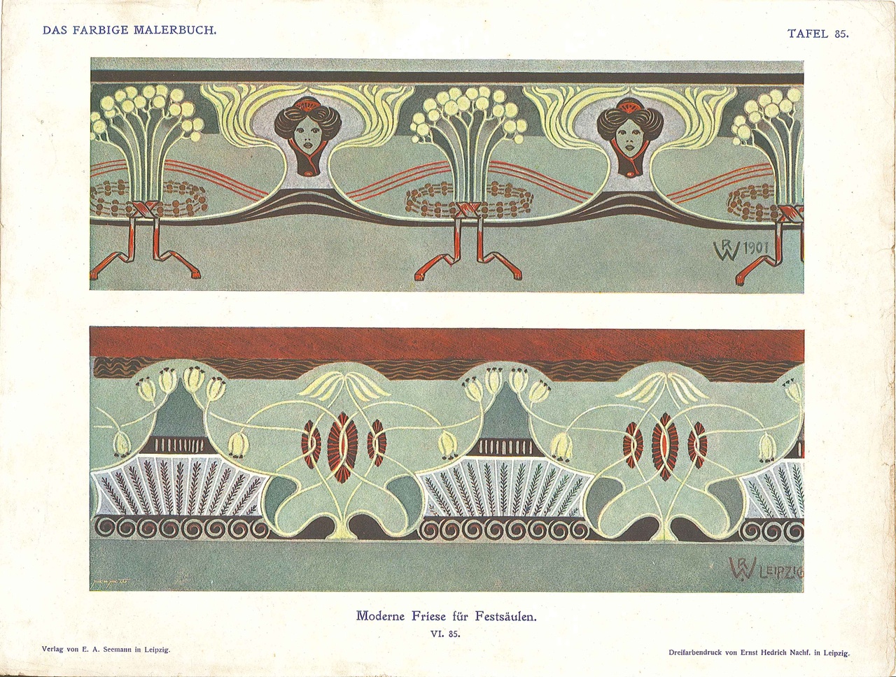 Tekening van enkele sjablonen.