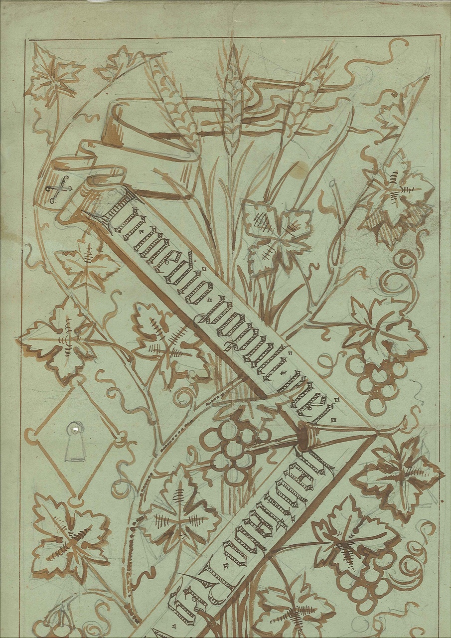 Ontwerp voor ornamentering met florale motieven